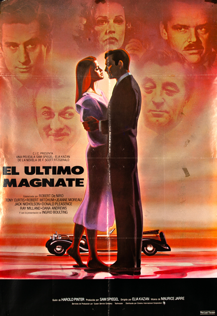 The Last Tycoon, Spanish 1 Sheet Movie Poster