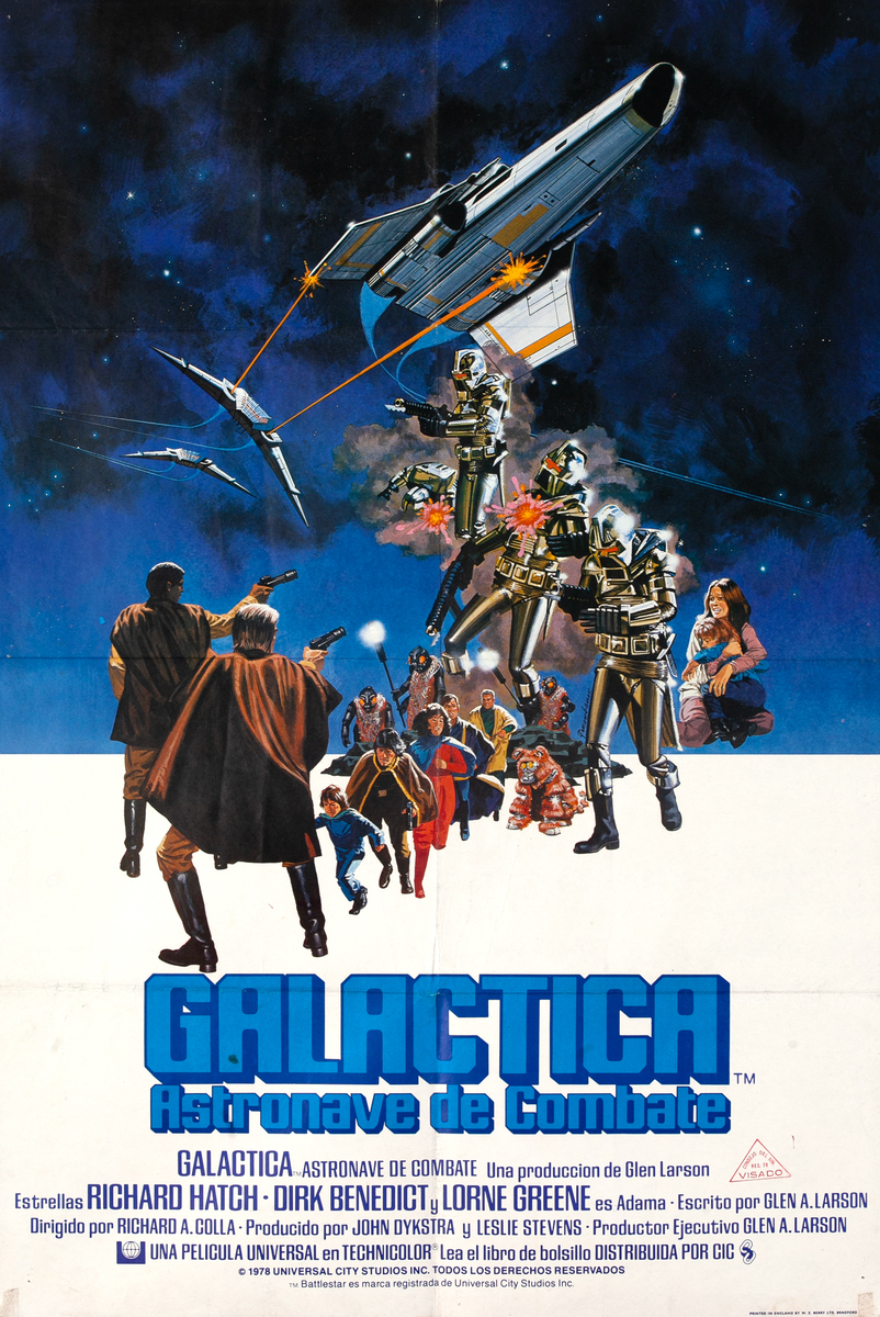 Battlestar Galactica 1 Sheet Spanish Movie Poster