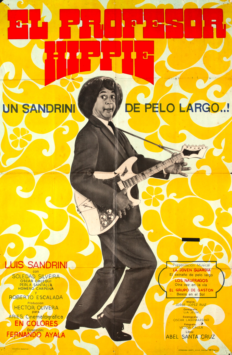 El Profesor Hippie Argentinian  Movie Poster