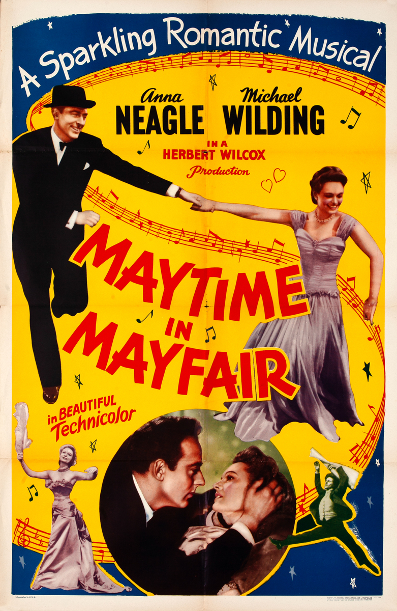 Maytime in Mayfair 1 Sheet Movie Poster