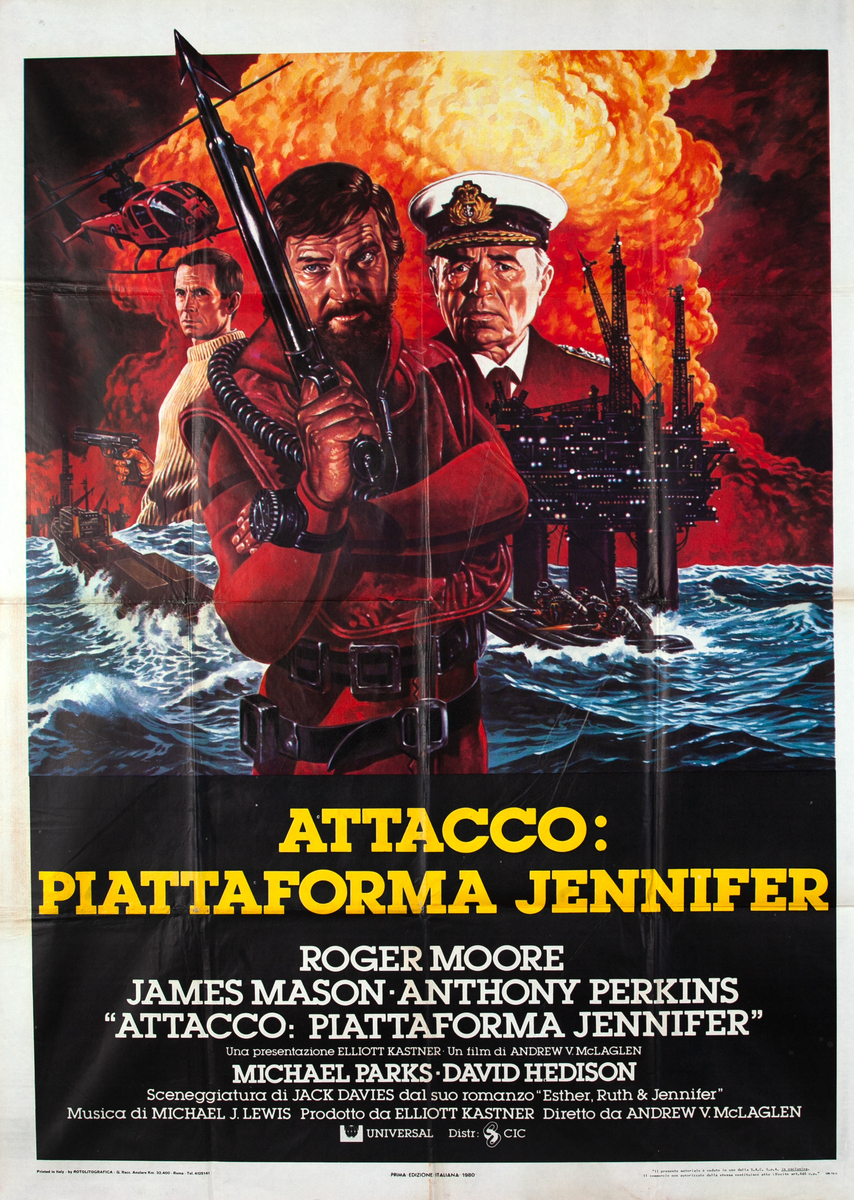 North Sea Hijack Italian 2 Fogli Movie Poster