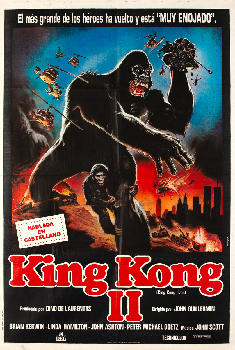 King King II Argentinian Movie Poster