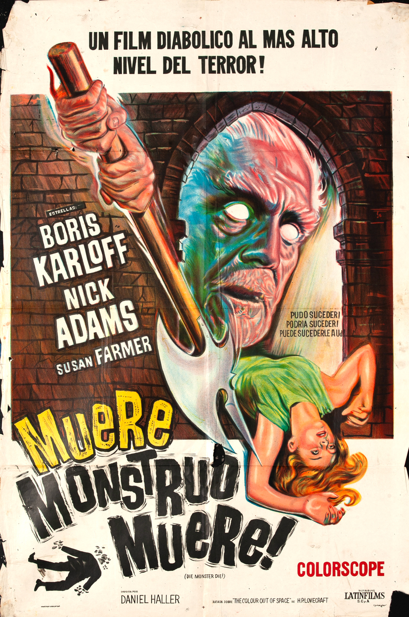 Die, Monster, Die!  Argentinian Movie Poster