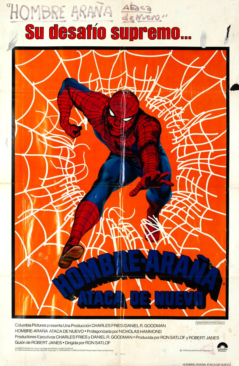 Spider-Man Strikes Back Argentinian Movie Poster 