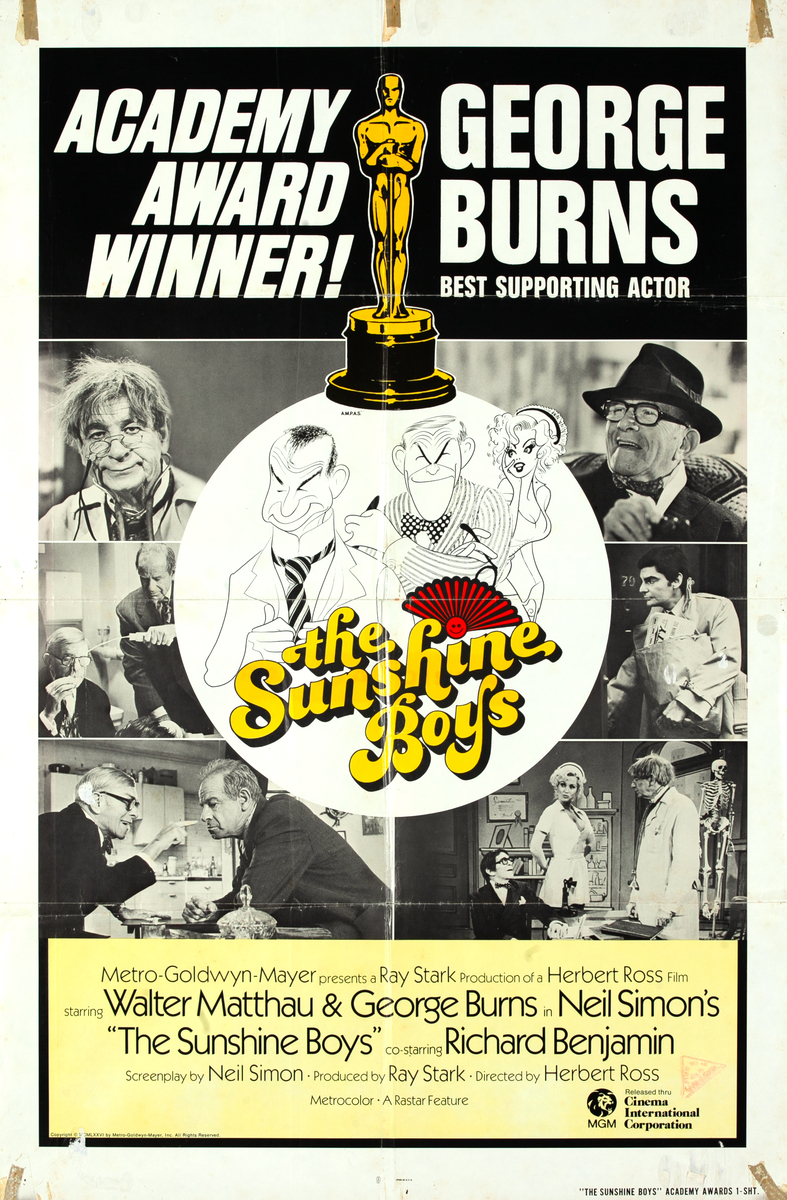 The Sunshine Boys Academy Award Winner Movie Poster