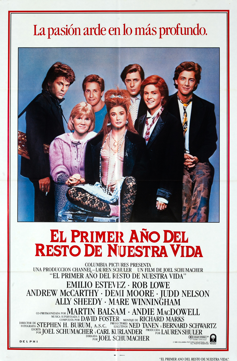 St. Elmo's Fire, Spanish Movie Poster