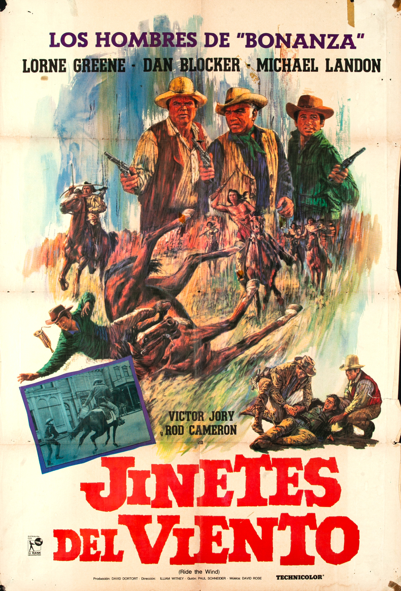 Jinetes del Viento (Ride the Wind) Argentinian Movie Poster