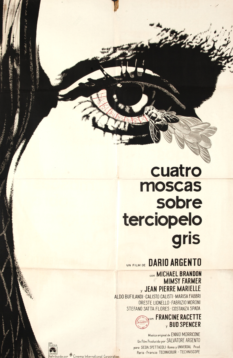 Cuatro Moscas Sobre Terciopelo Gris Argentinian Movie Poster