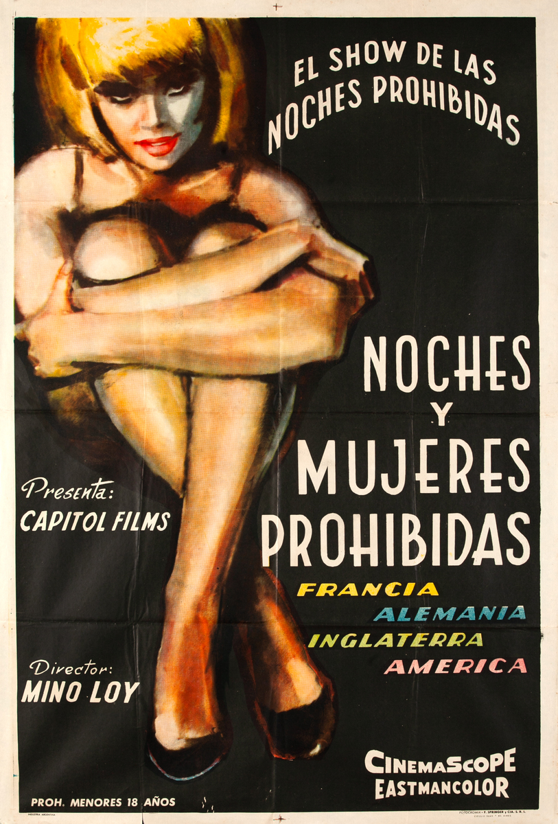 Women by Night, Noches y Mujeres Prohibidas Argentinian Movie Poster