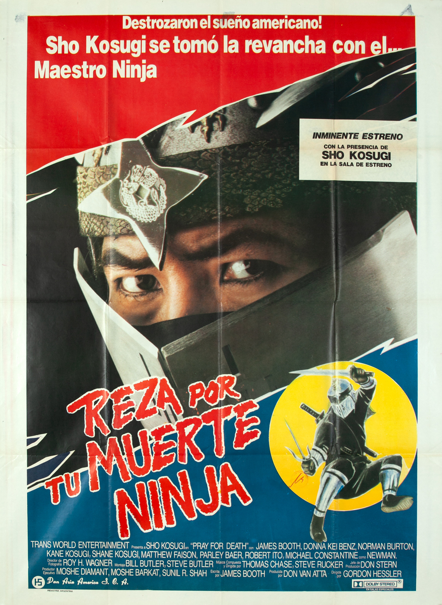 Pray for Death, Large Format Spanish Movie Poster