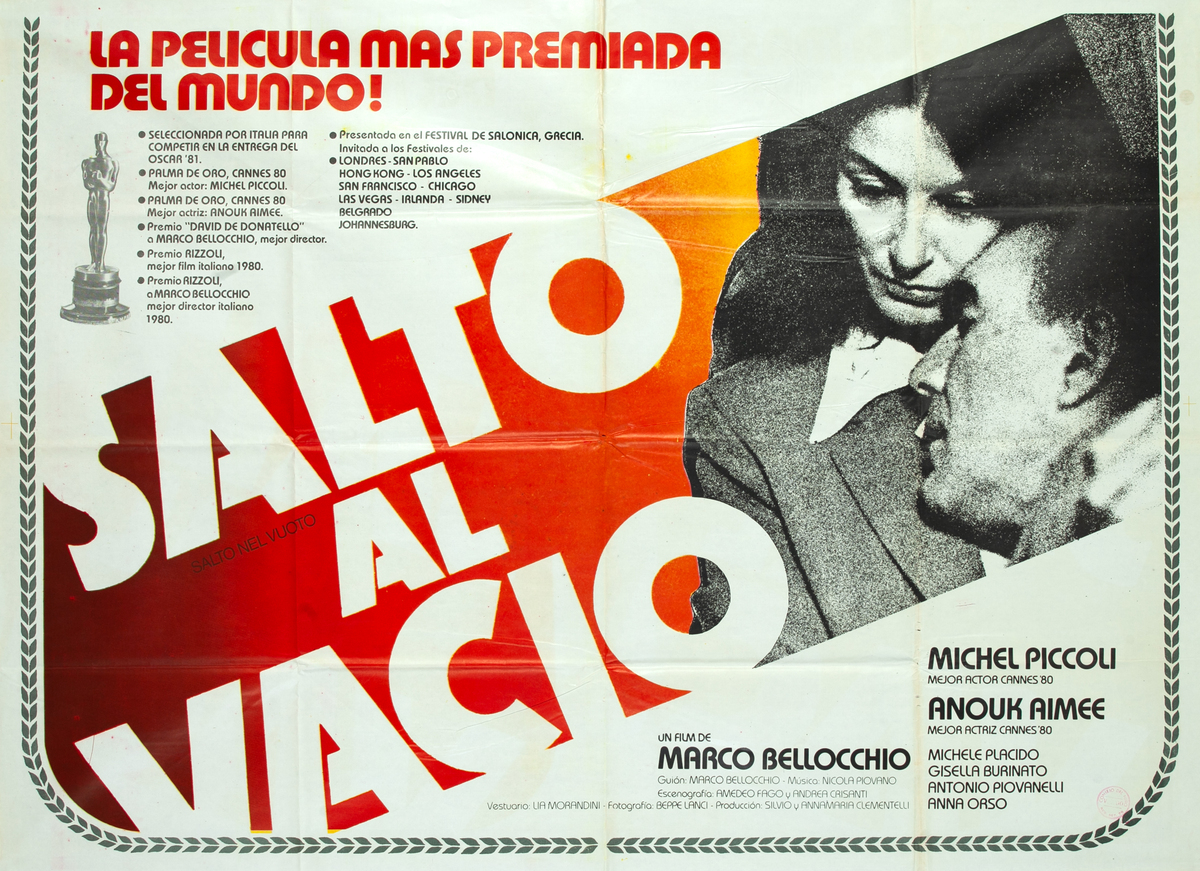 Salto al vacío (Jump into the Void) Large Format Spanish Movie Poster