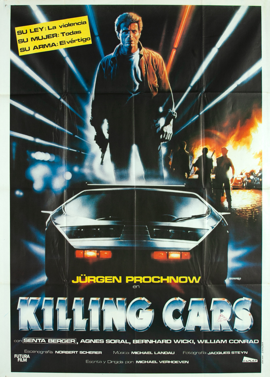 Killing Cars Large Size Spanish Movie Poster 