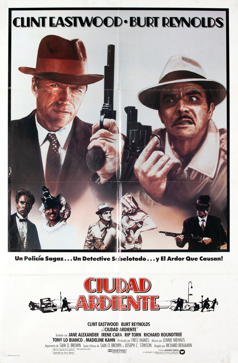 City Heat, Spanish 1 Sheet Movie Poster