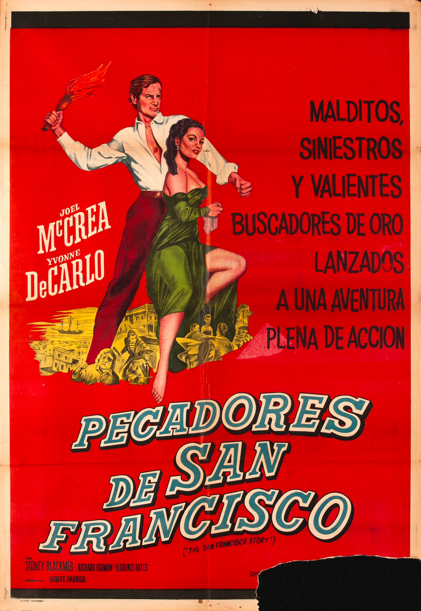 The San Francisco Story, Argentinian Movie Poster