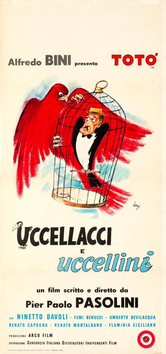 Uccellacci e Uccellin Italian Movie Poster