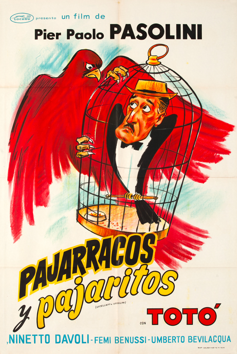 Pajarracos y pajaritas (Uccellacci e Uccellin) Argentinian Movie Poster