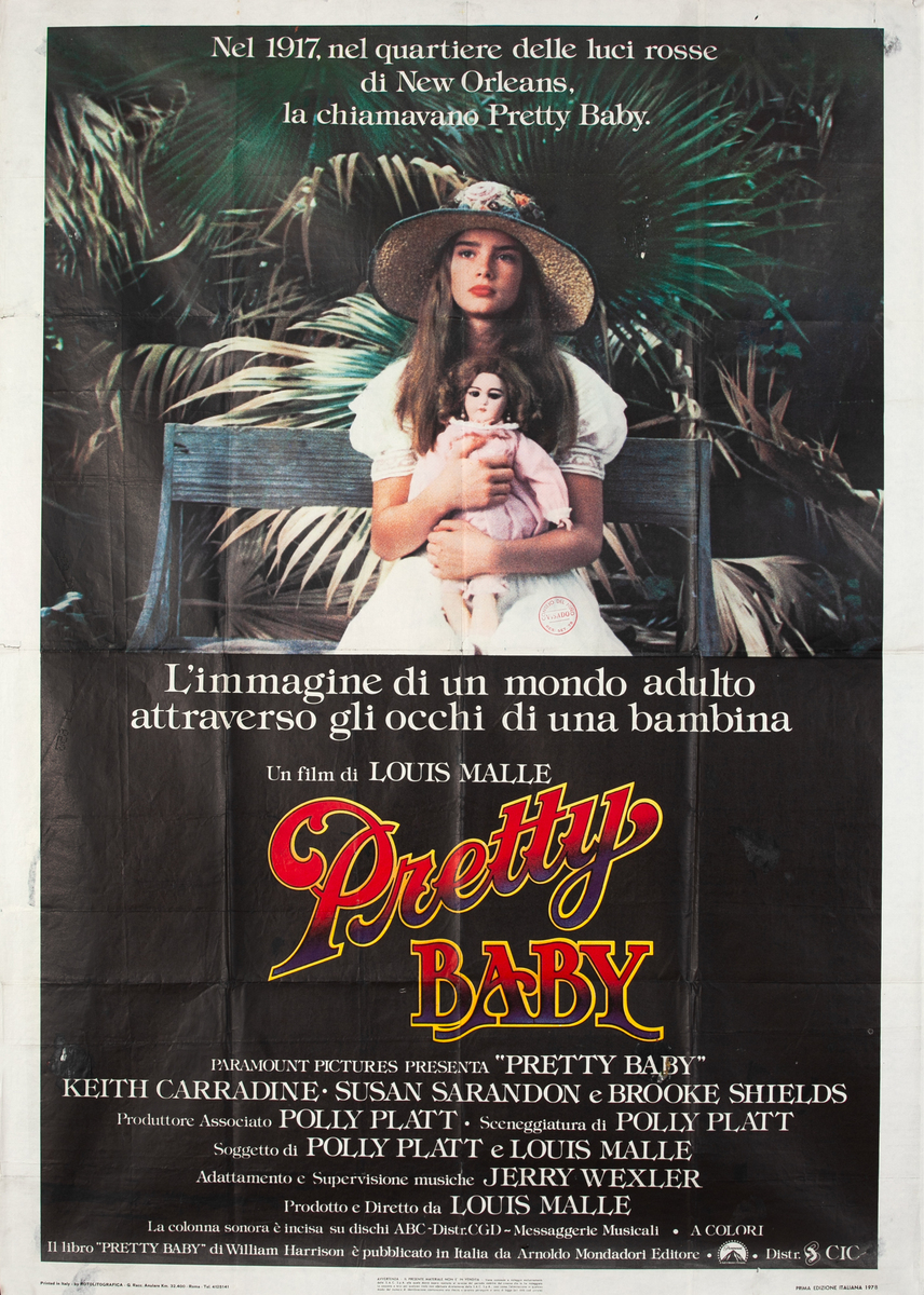 Pretty Baby, Italian 2 Fogli Movie Poster