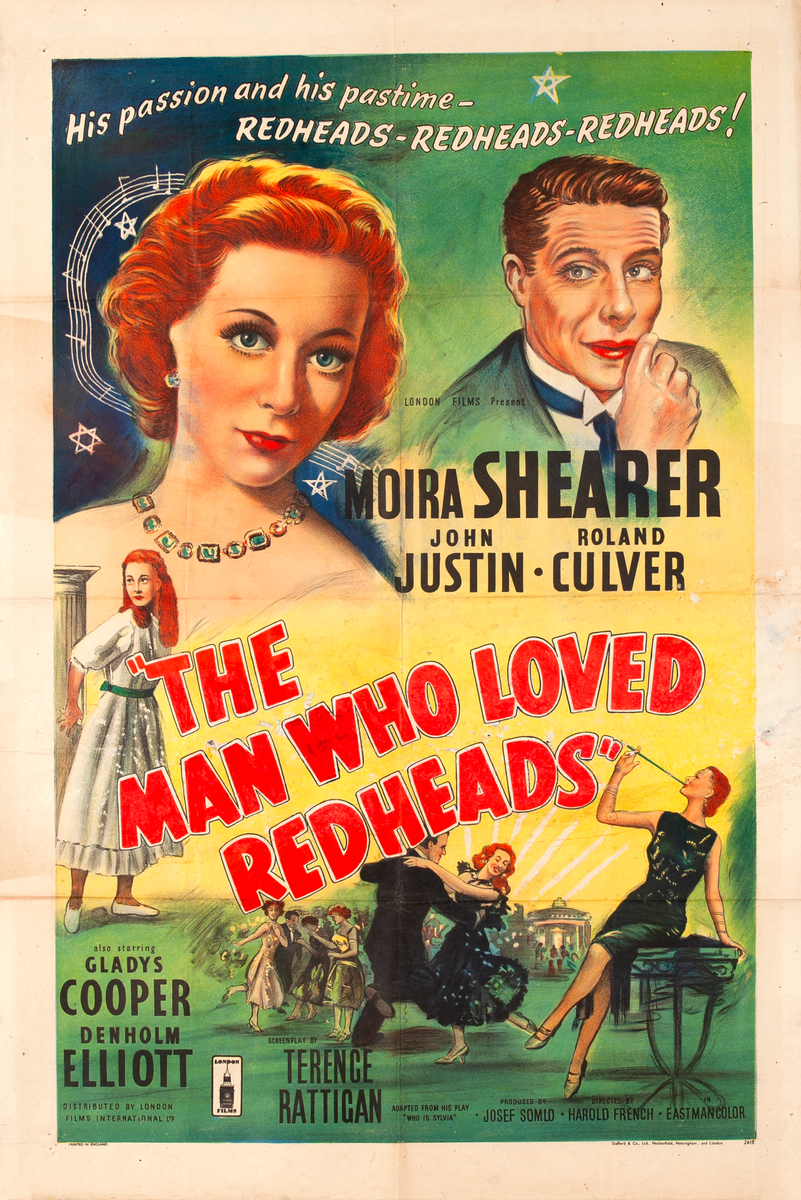 The Man Who Loved Redheads, 1 Sheet Movie Poster 