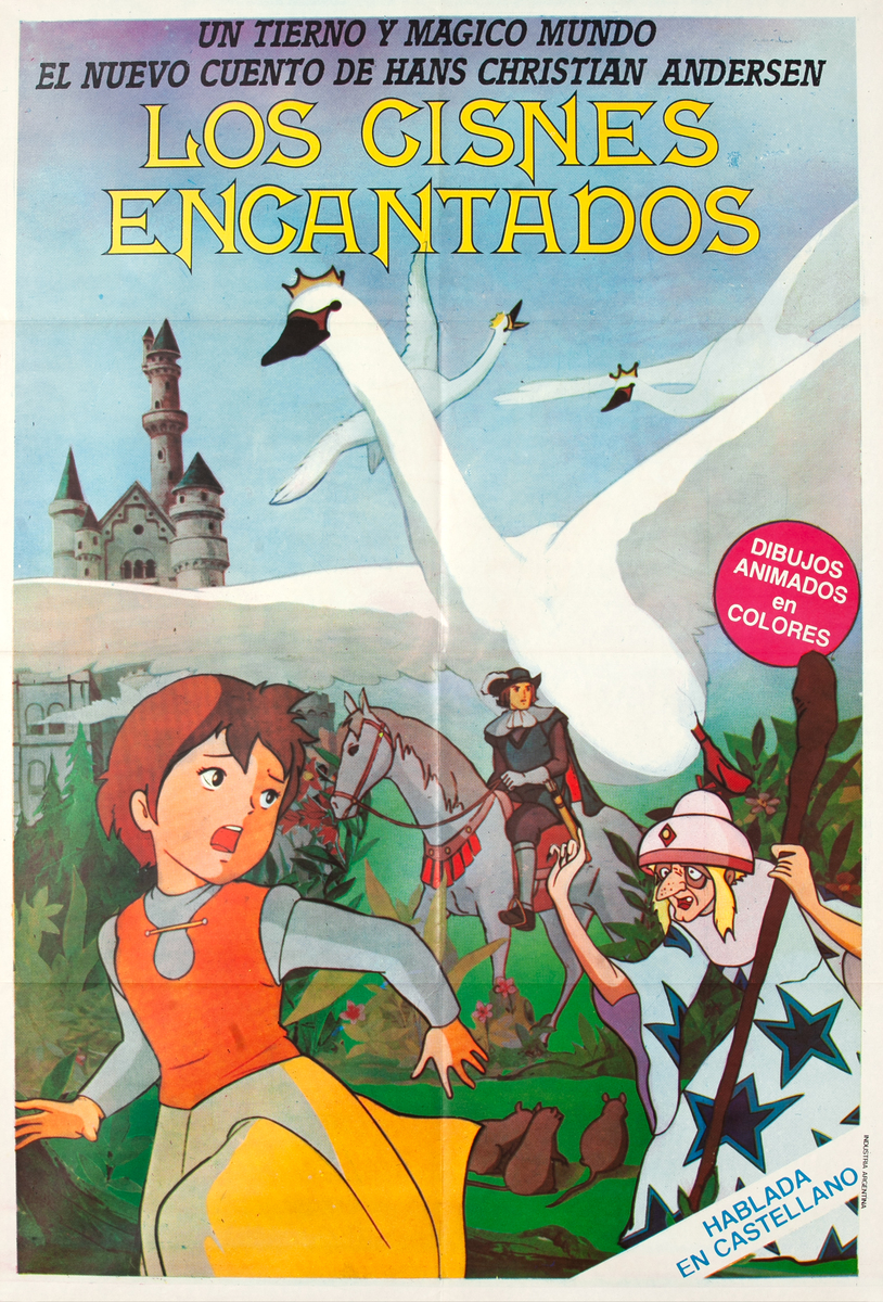 Los Cisnes Encantados The Wind Swans Argentinian Movie Poster 