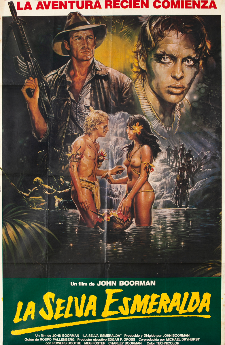 The Emerald Forest Spanish Movie Poster