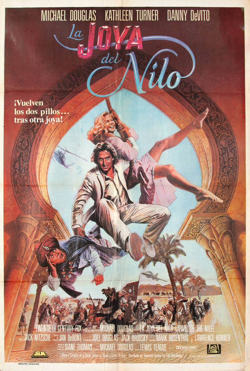 The Jewel of the Nile, Argentinian Movie Poster