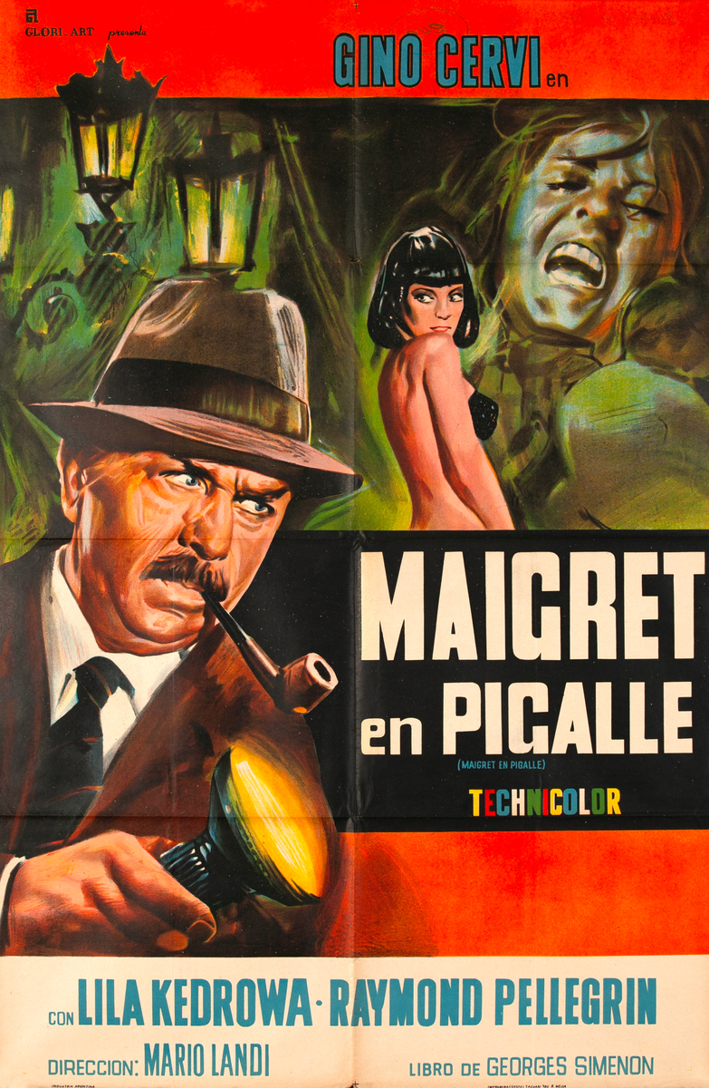 Maigret a Pigalle Argentinian Movie Poster 