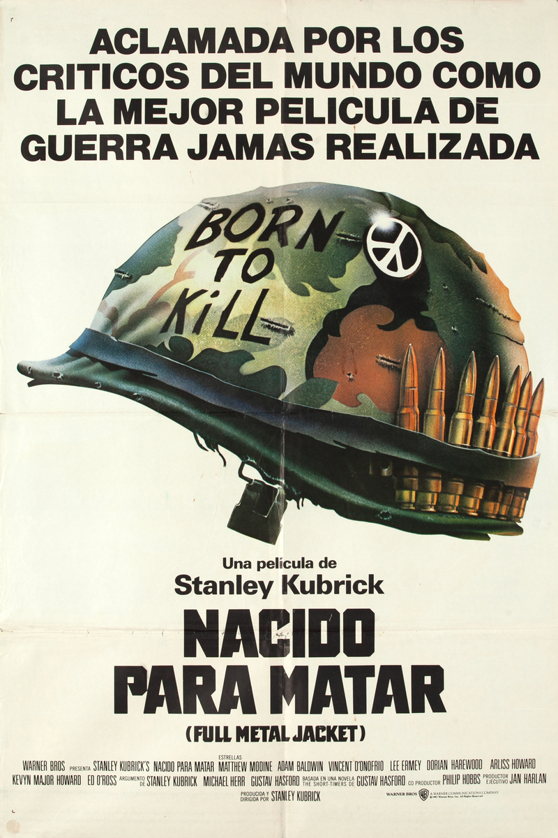 Full Metal Jacket, Argentinian Movie Poster 