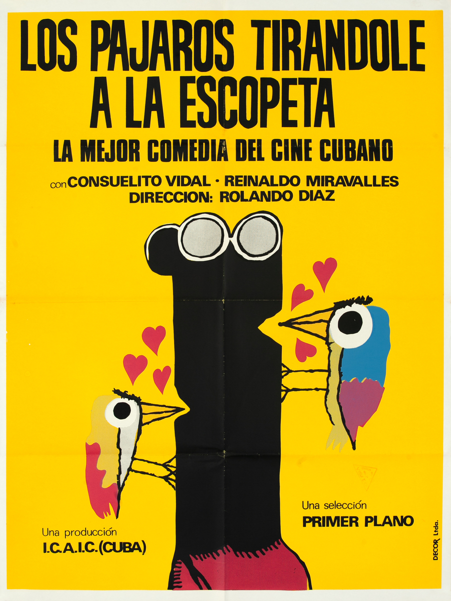 Los Pájaros Tirándole a la Escopeta Cuban Movie Poster 