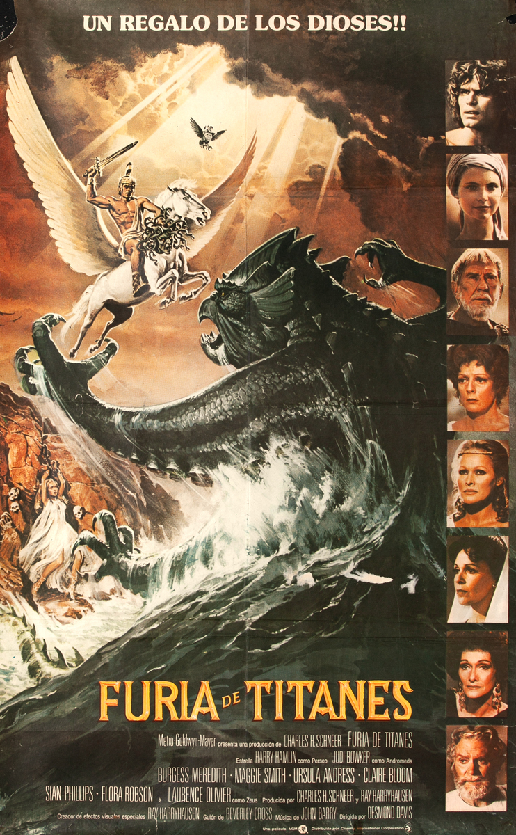 Clash of the Titans, Spanish 1 Sheet Movie Poster