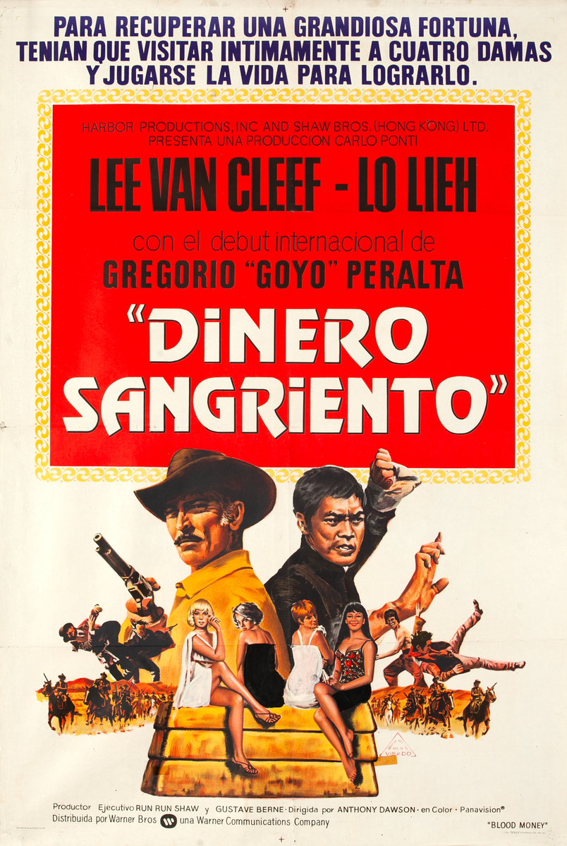 The Stranger and the Gunfighter Argentinian Movie Poster