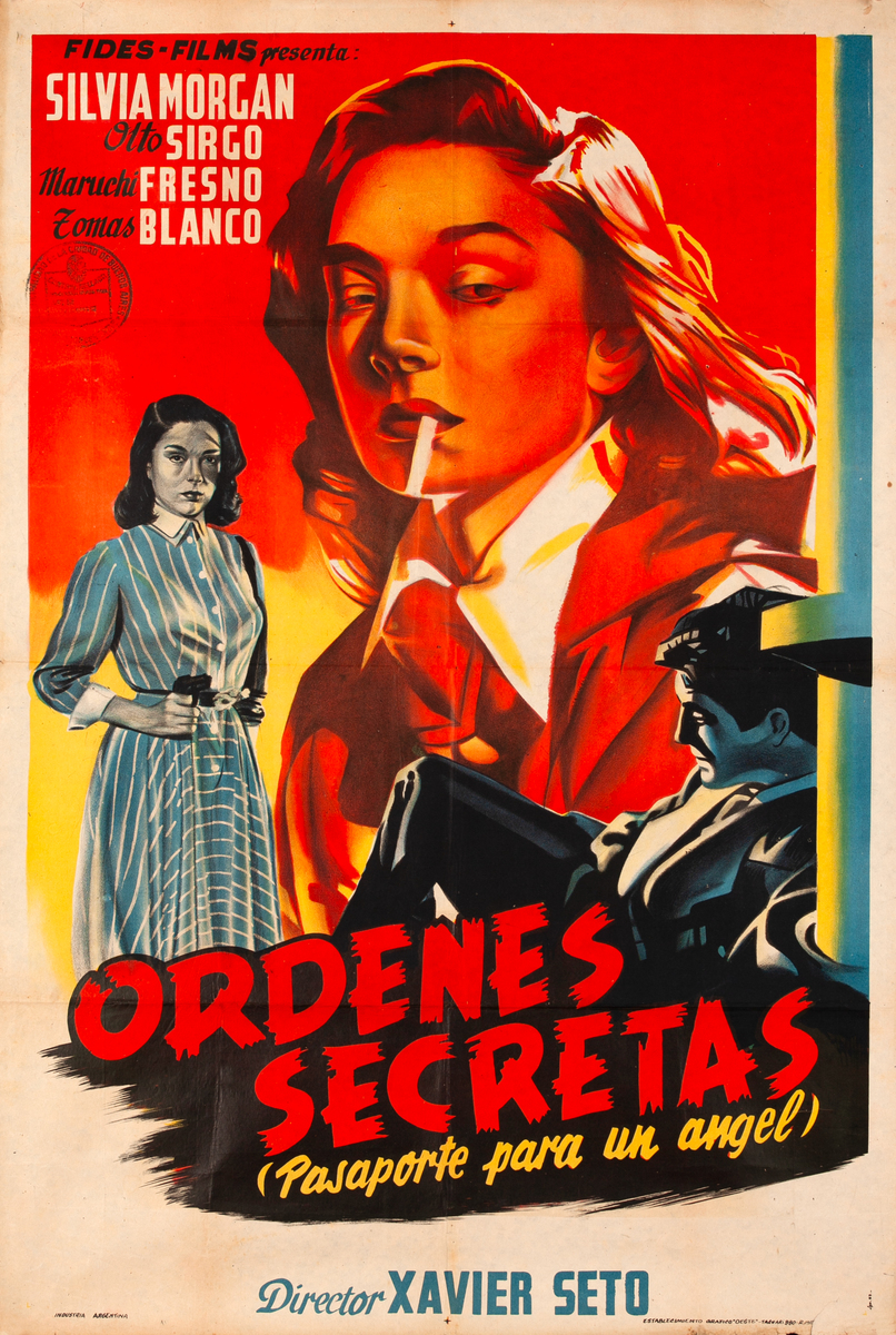 Pasaporte Para un Angel (Ordenes secretas) Argentinian Movie Poster