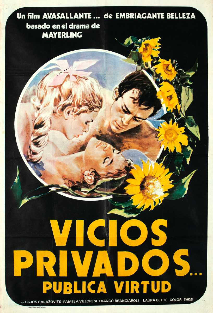 Private Vices, Public Pleasures Argentinian Movie Poster 