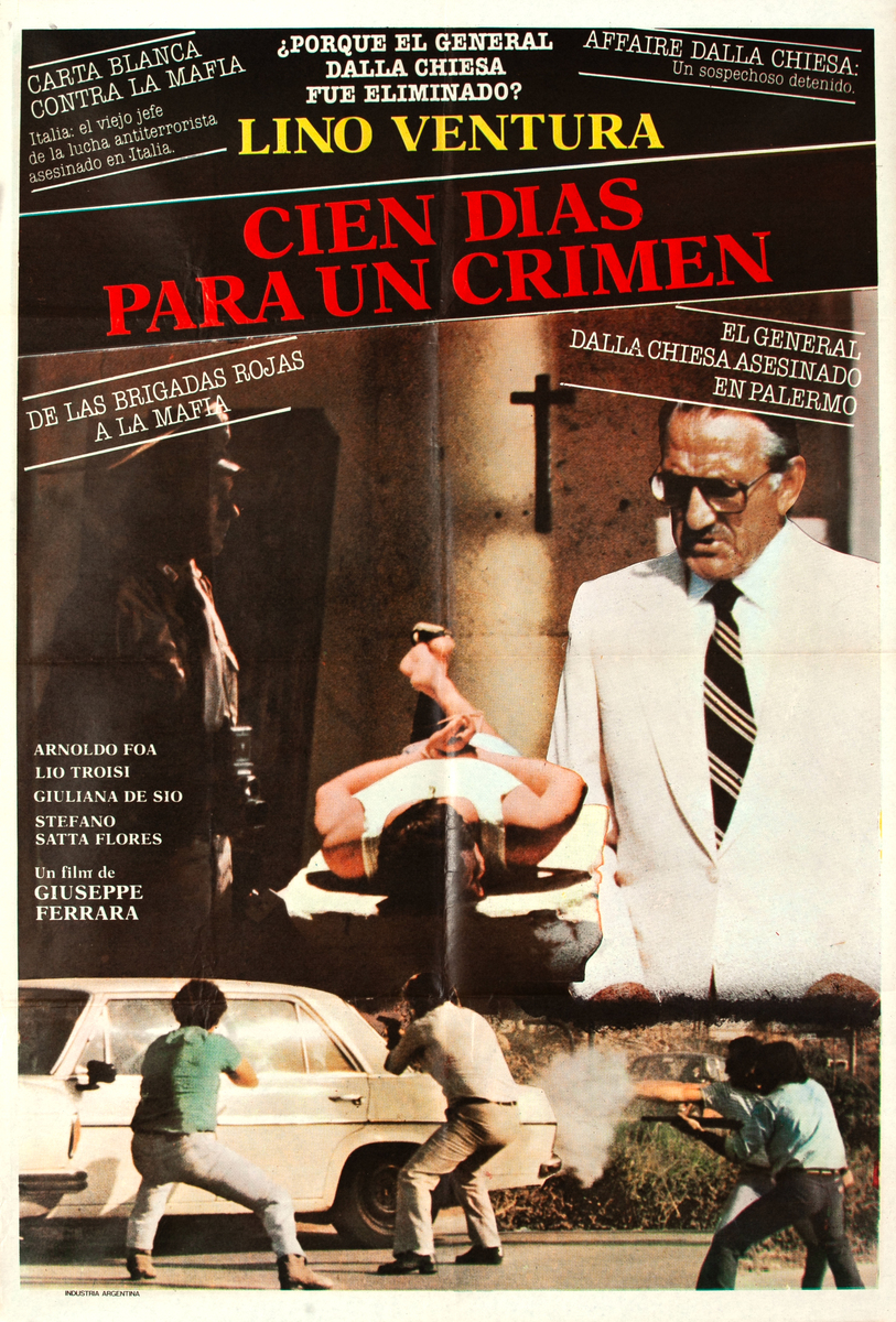 Cien Días Para Un Crimen Argentinian Movie Poster 