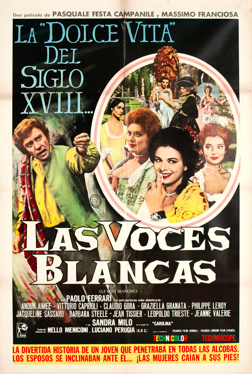 Las Voces Blancas Argentinian Movie Poster 