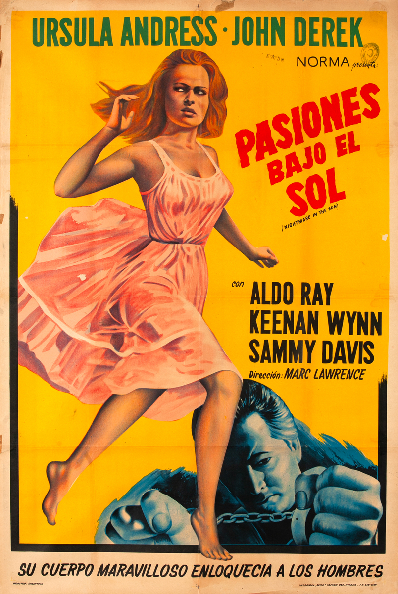 Nightmare in the Sun, Argentinian Movie Poster