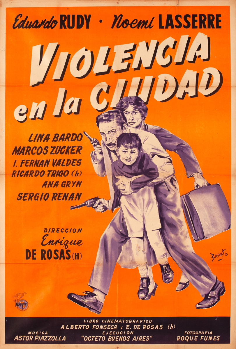 Violencia en la Ciudad, Argentinian Movie Poster 