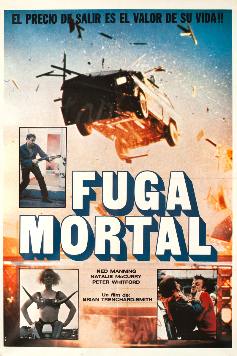 Fuga Mortal Dead End Drive-In Argentinian Movie Poster 