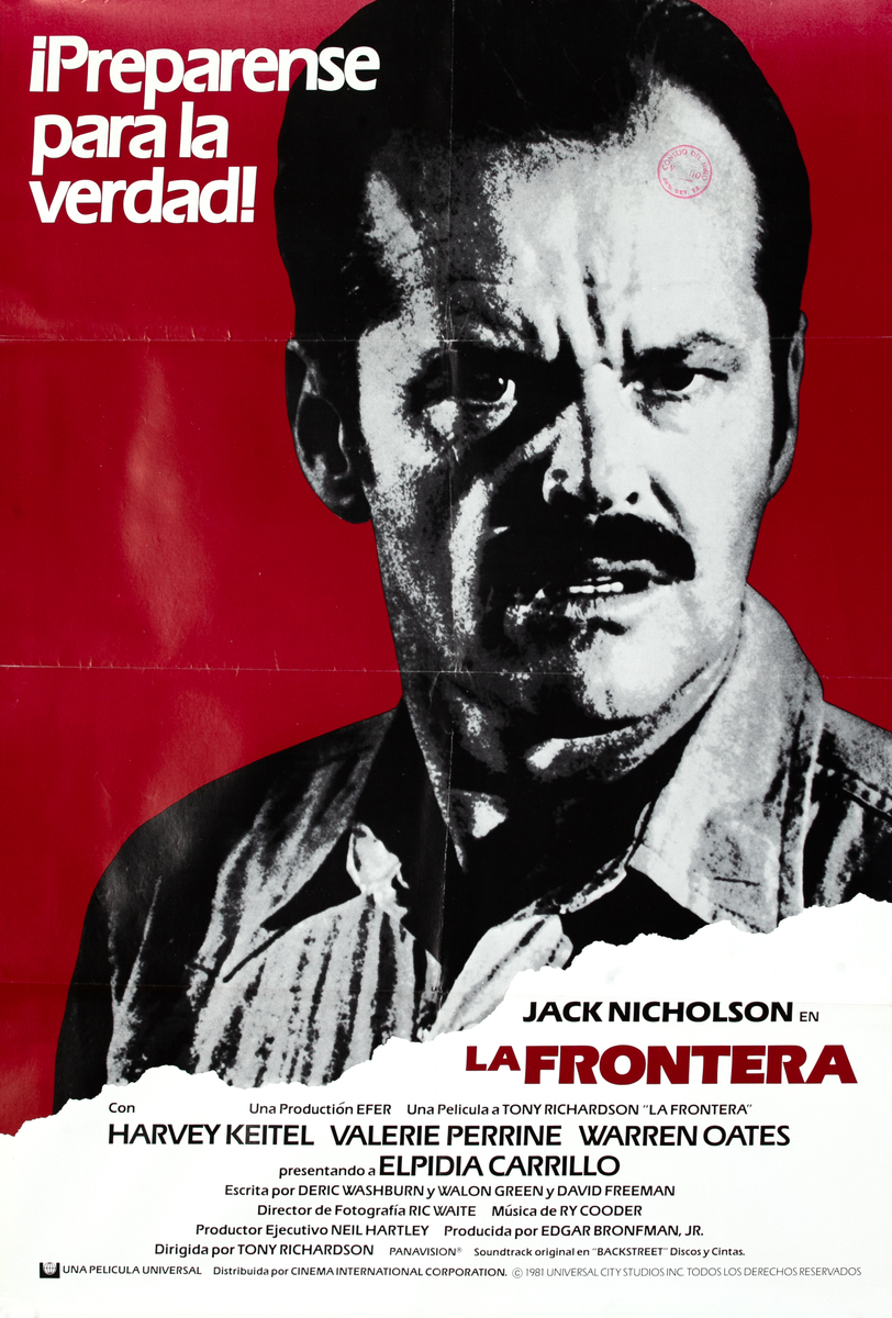 The Border, Spanish 1 Sheet Movie Poster