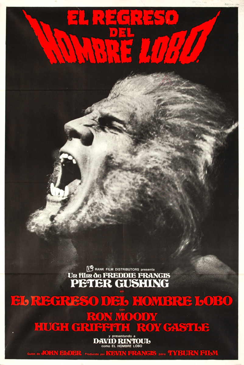 Legend of the Werewolf, Argentinian Movie Poster 