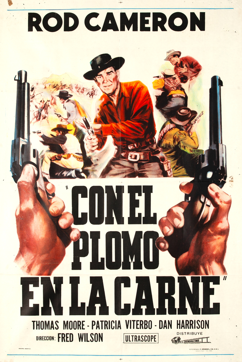 Con el Plomo en la Carne Argentinian Movie Poster