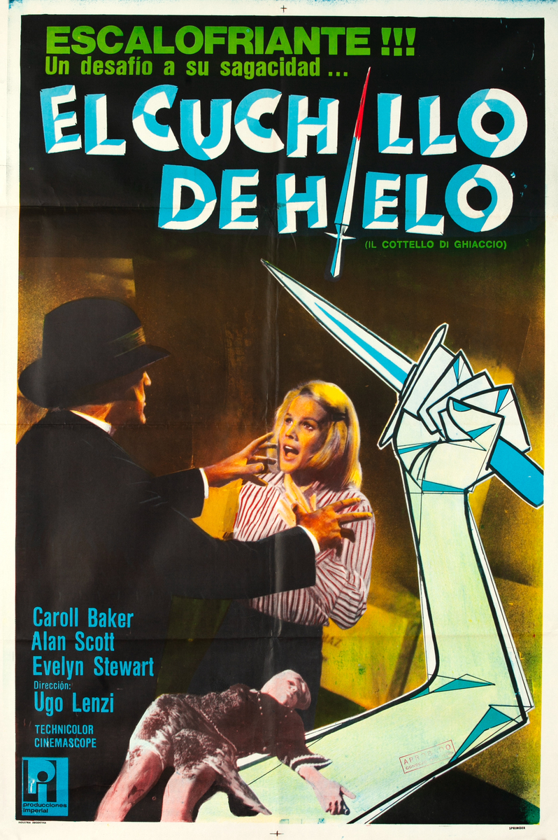 El Cuchillo de Hielo Argentinian Movie Poster Knife of Ice