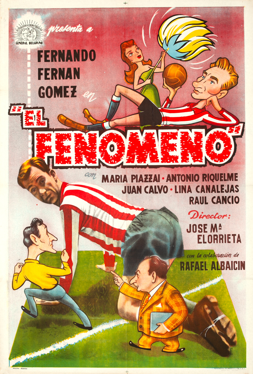 El Fenómeno Argentinian Futbol Soccer Movie Poster 