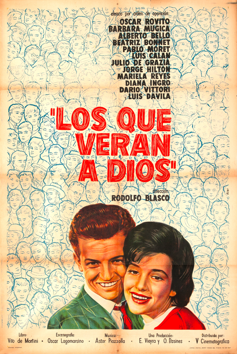 Los Que Veran a Dios Original Argentinian Movie Poster