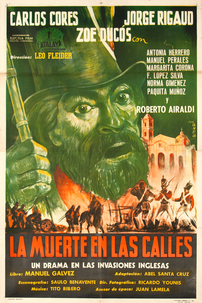 La Muerte en las Calles Argentinian Movie Poster 