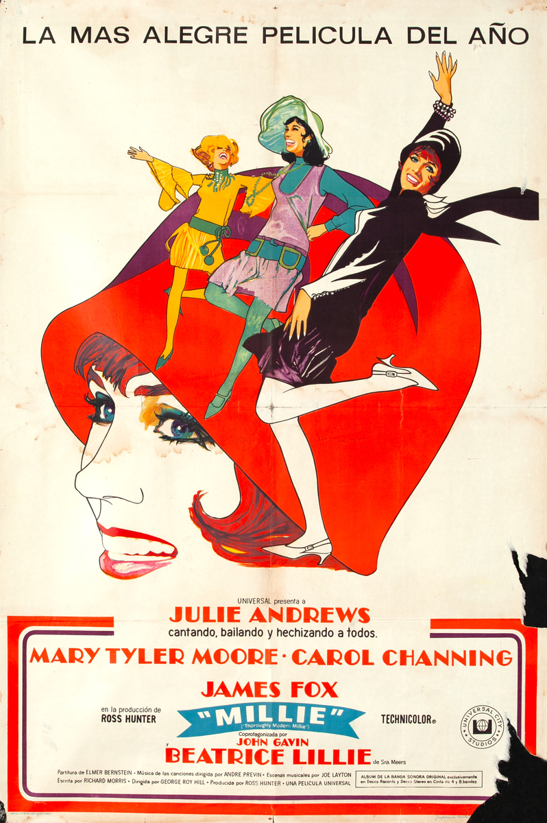 Thoroughly Modern Millie  Argentinian Movie Poster