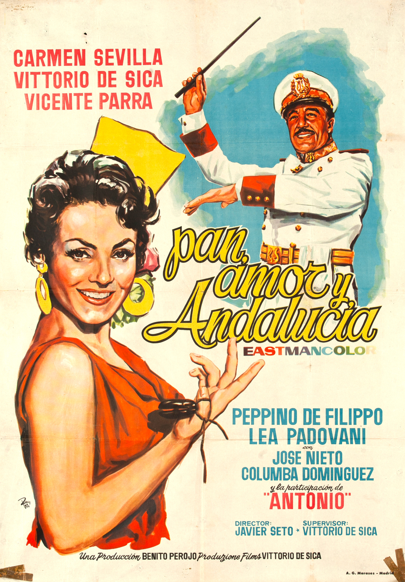 Pan, Amor y Andalucia 1 Sheet Movie Poster