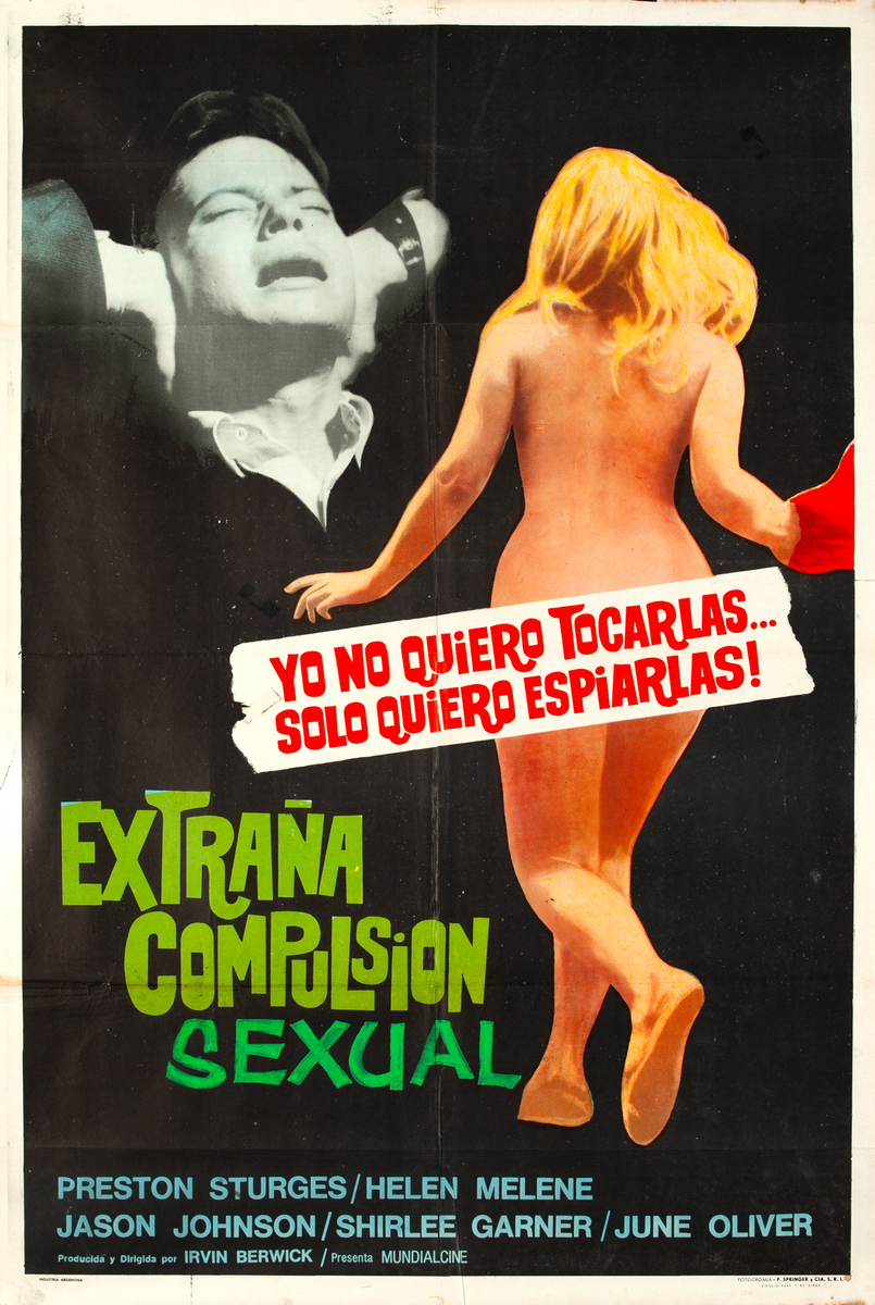 Strange Compulsion, Argentinian Movie Poster