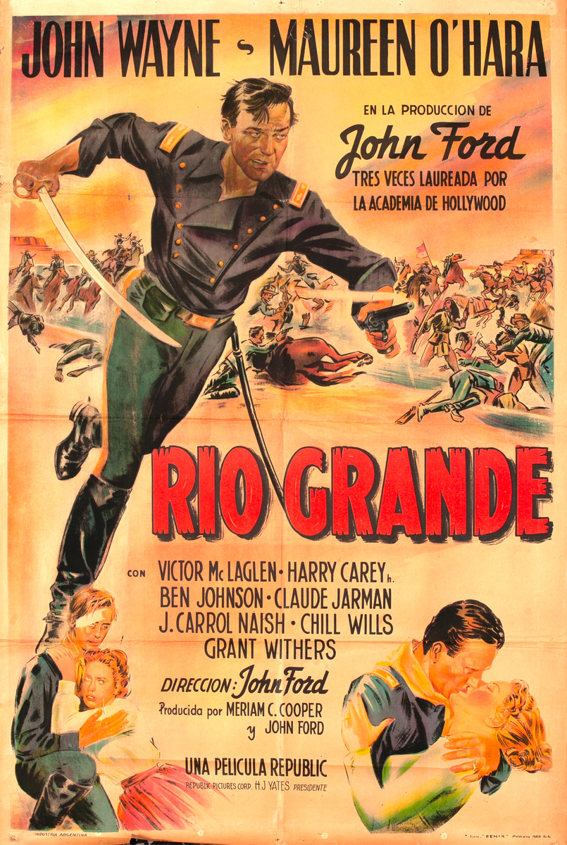 Rio Grande, Argentinian Movie Poster