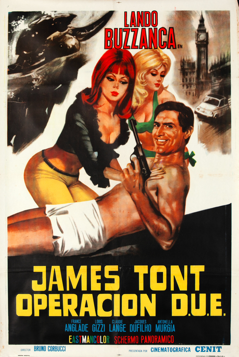 James Tont Operation D.U.E. Argentinian Movie Poster 