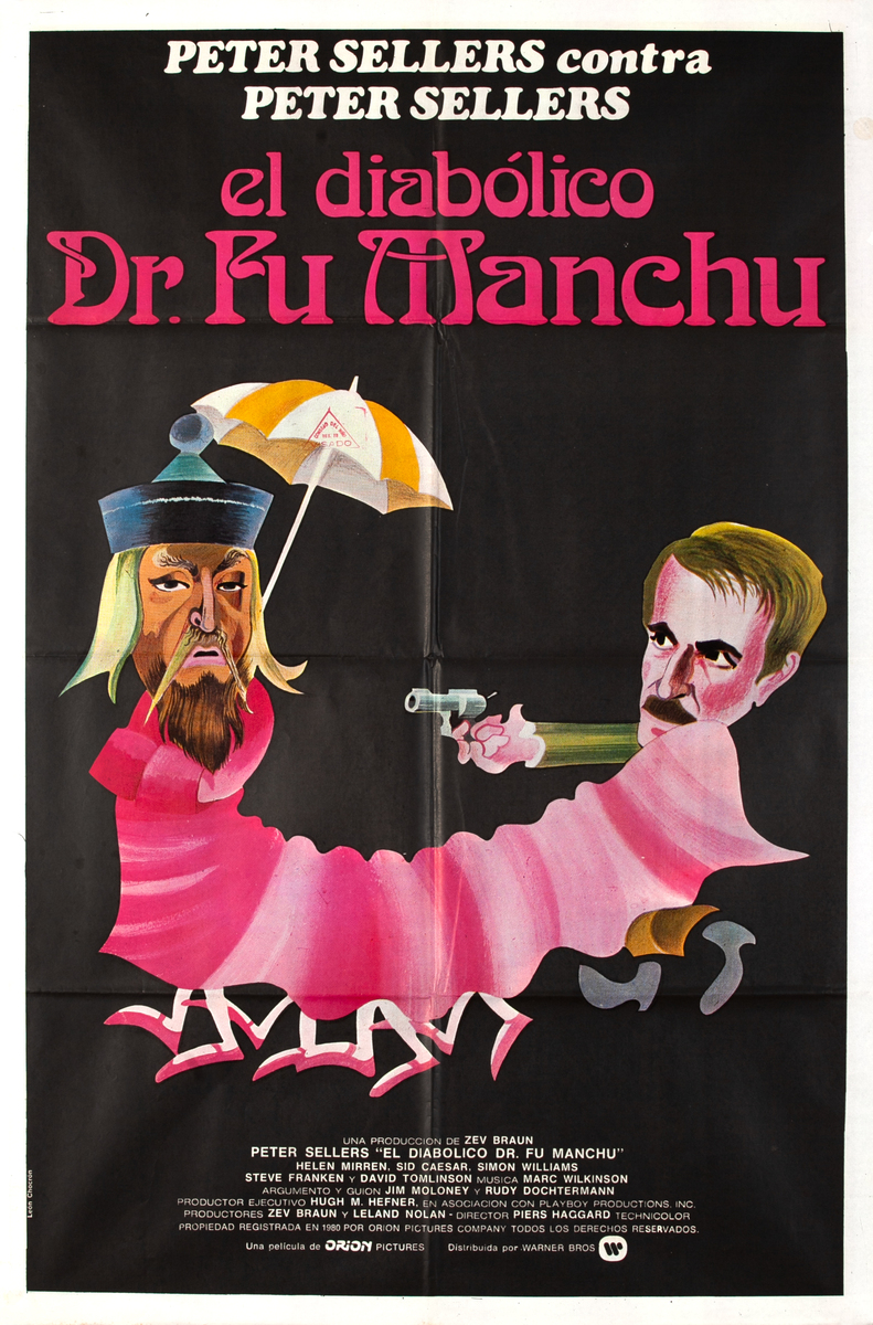 The Fiendish Plot of Doctor Fu Manchu, Argentinian Movie Poster  